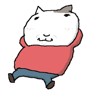 Sticker ⭐ 행복해요 빈티지 고양이 @moe_sticker_bot