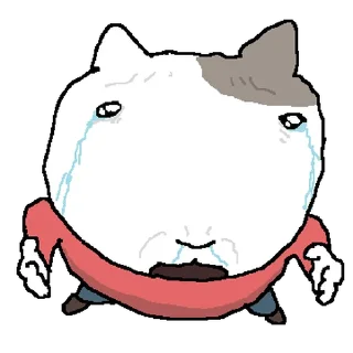 Telegram sticker ⭐ 행복해요 빈티지 고양이 @moe_sticker_bot