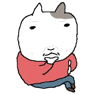 Telegram sticker ⭐ 행복해요 빈티지 고양이 @moe_sticker_bot