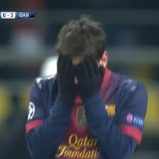 Sticker 🤦 Messi :: @fStikBot