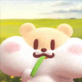 Video sticker 🎀 @korean_era_chat Cute Cutie Sh!t 😀