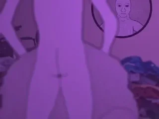 Телеграм стикер 🟣 BBW