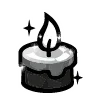 Sticker 🕯 black doodle ♠️ @cute_enot_art