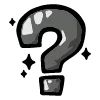Video sticker ❓ black doodle ♠�...