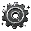 Video sticker ⚙️ black doodle ♠�...