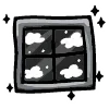 Sticker 🪟 black doodle ♠�...
