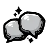 Sticker 💬 black doodle ♠️ @cute_enot_art