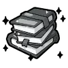 Sticker 📚 black doodle ♠️ @cute_enot_art