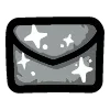 Sticker ✉️ black doodle ♠️ @cute_enot_art