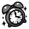 Sticker ⏰ black doodle ♠️ @cute_enot_art