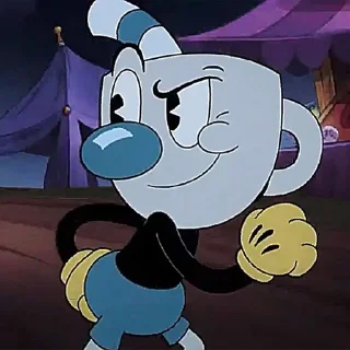 Telegram sticker 🌟 Mugman @WmojiBot
