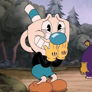 Telegram sticker 🌟 Mugman @WmojiBot