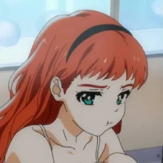 Telegram sticker 😤 Anime cutie 🥰 | @MIYAM0T0zAKIRA