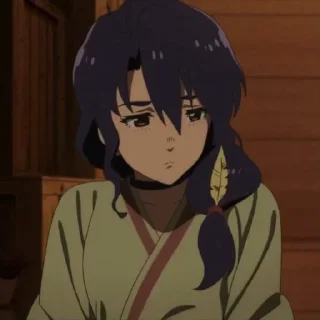 Telegram sticker 🙁 Anime cutie 🥰 | @MIYAM0T0zAKIRA