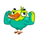 Telegram sticker 💪 Bird of Paradise