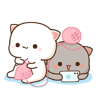 Video sticker 🪡 Peach Goma Cats @PeachLovesGoma