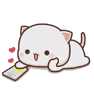 Sticker ☺️ Peach Goma Cats @PeachLovesGoma