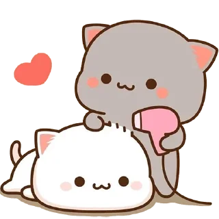 Телеграм стикер ☺️ Peach Goma Cats @PeachLovesGoma