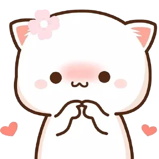Телеграм стикер 🌸 Peach Goma Cats @PeachLovesGoma