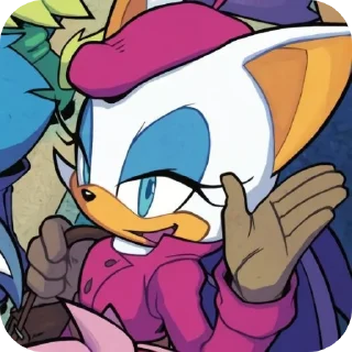 Telegram sticker 🤚 — rouge