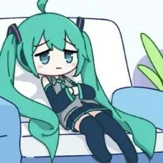 Telegram sticker 😒 Mikuflameの冰工厂