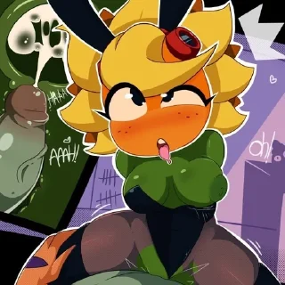 Telegram sticker 🌟 @pvz_r34 ; @stikersR34 🔞💗 :: @fStikBot