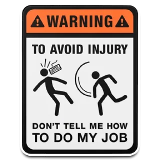 Video sticker ☝ Warning_signs