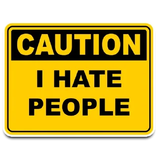 Video sticker 😡 Warning_signs