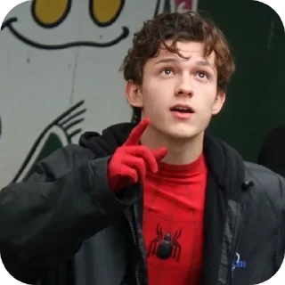 Telegram sticker 🧐 • Человек-Паук • «@sticersgerip»