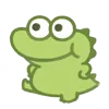 Video sticker 😊 Крокодиль...