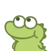 Video sticker 😊 Крокодиль...