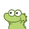 Video sticker 😊 Крокодиль...