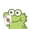 Video sticker 😊 Крокодиль...