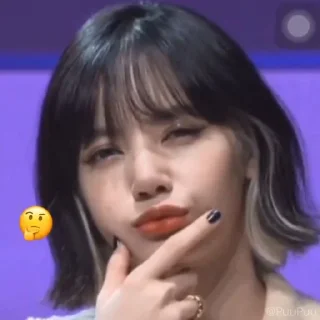 Telegram sticker 🤔 blackpink