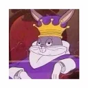 Telegram sticker 😑 bugs bunny is mine