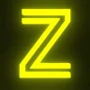 Sticker 🔠 ABC Neon Yellow @emojiwallart