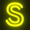 Sticker 🔠 ABC Neon Yellow @emojiwallart
