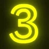Sticker 🔠 ABC Neon Yellow @emojiwallart