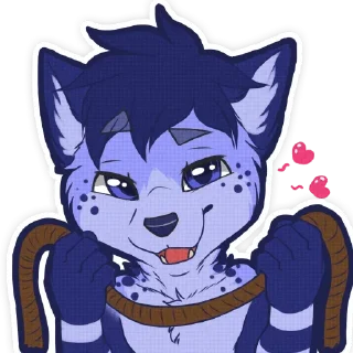 Telegram sticker 😎 Kinky Cubs — @stckrRobot
