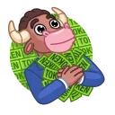 Telegram sticker 🤑 Investment Mammals