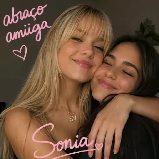 Video sticker 🥰 Sônia  | via @StickedApp_bot