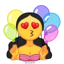 Telegram sticker 🥳 MR EMOJI 2- @MochaStickers