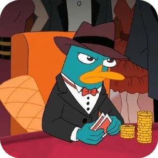 Sticker 😠 Perry the Platypus @helping5