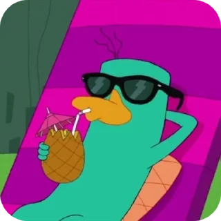 Telegram sticker 👓 Perry the Platypus @helping5