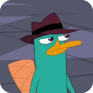 Video sticker 😐 Perry the Platypus @helping5
