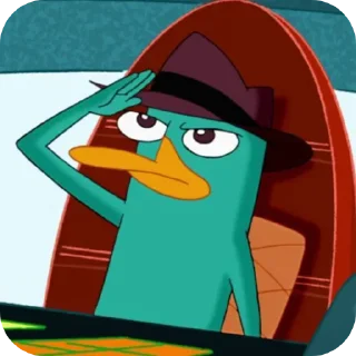 Video sticker 🫡 Perry the Platypus @helping5