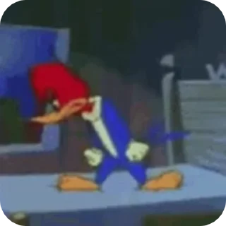 Video sticker 🌟 Pica-Pau Animado :: @fStikBot