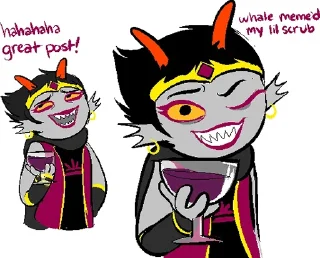 Telegram sticker 👍 Homestuck pack by @SandaruKasa