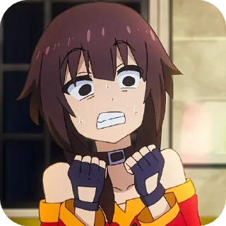Telegram sticker 😨 Megumin Pack — @ReN_MusiCcC