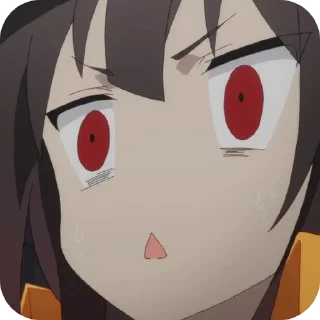Telegram sticker 😐 Megumin Pack — @ReN_MusiCcC